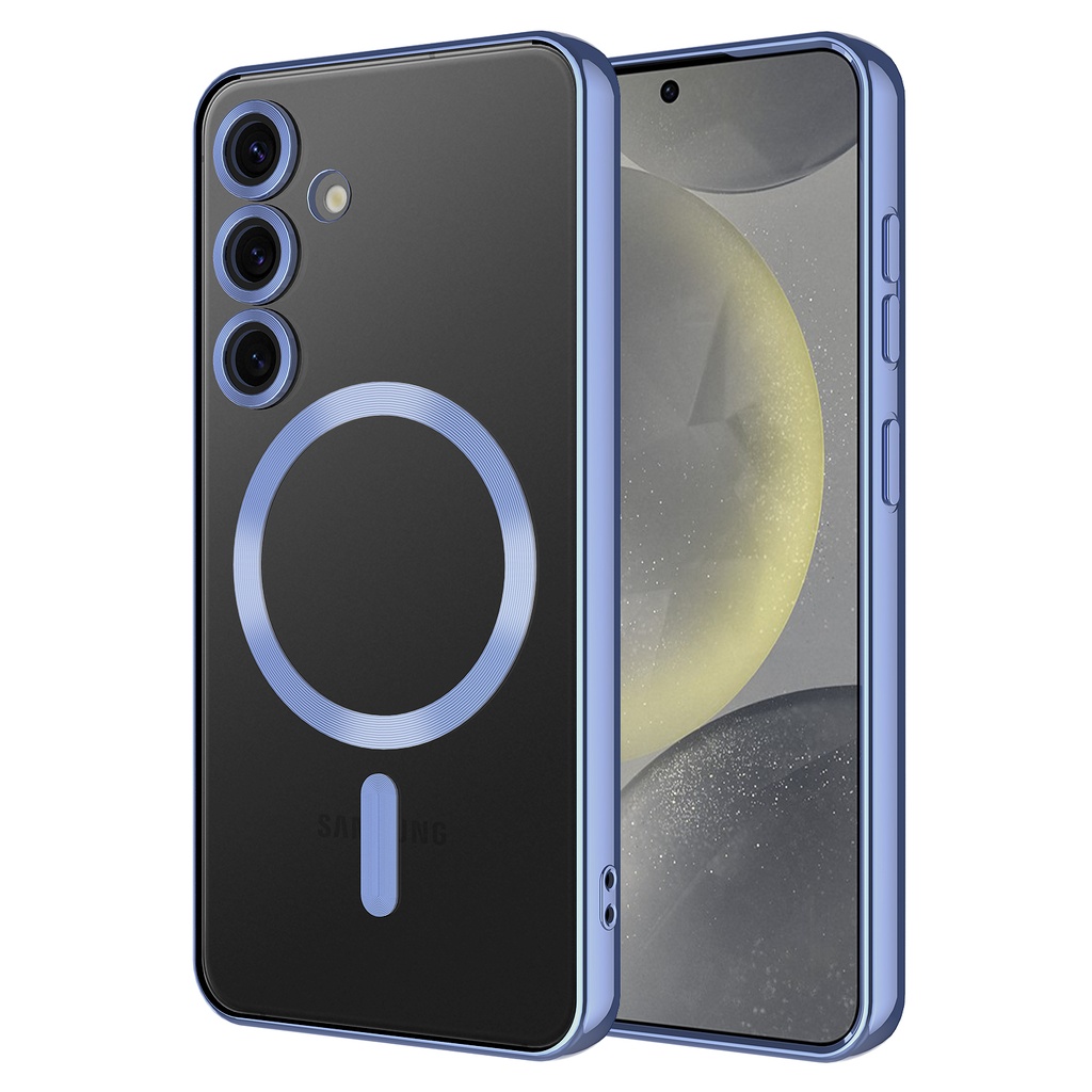 Samsung Galaxy S24 FE Uyumlu Kılıf Kamera Korumalı Magsafe Wireless Şarj Özellikli Zore Demre Kapak - 7