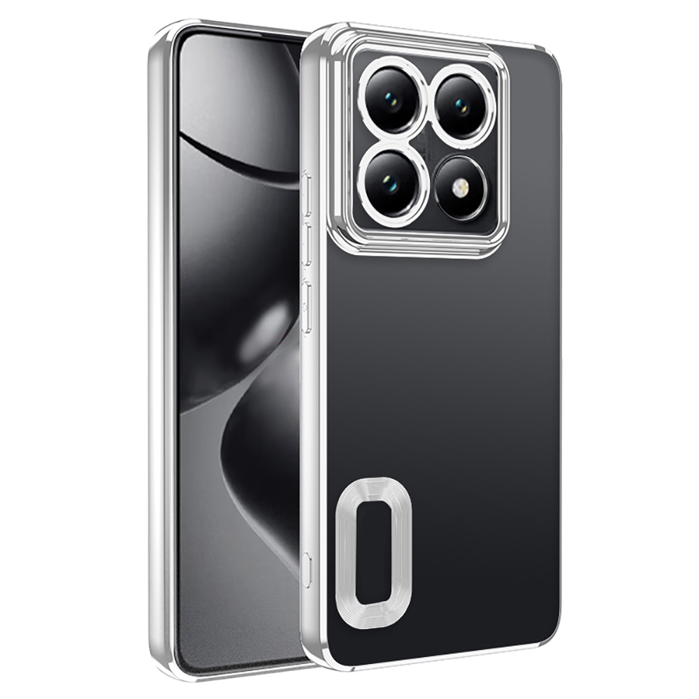 Xiaomi 14T Pro Uyumlu Kılıf Kamera Korumalı Logo Gösteren Zore Omega Kapak - 6