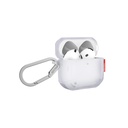 Apple Airpods 4 Uyumlu Kılıf Airbagli Yivli Köşe Tasarımlı 360° Tam Koruma Skinarma Mecha CE Kılıf - 2
