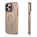 Apple iPhone 16 Pro Max Uyumlu Kılıf Magsafe Şarj Özellikli Cam Arka Yüzey TPU Youngkit Gemstone Serisi Kapak - 3