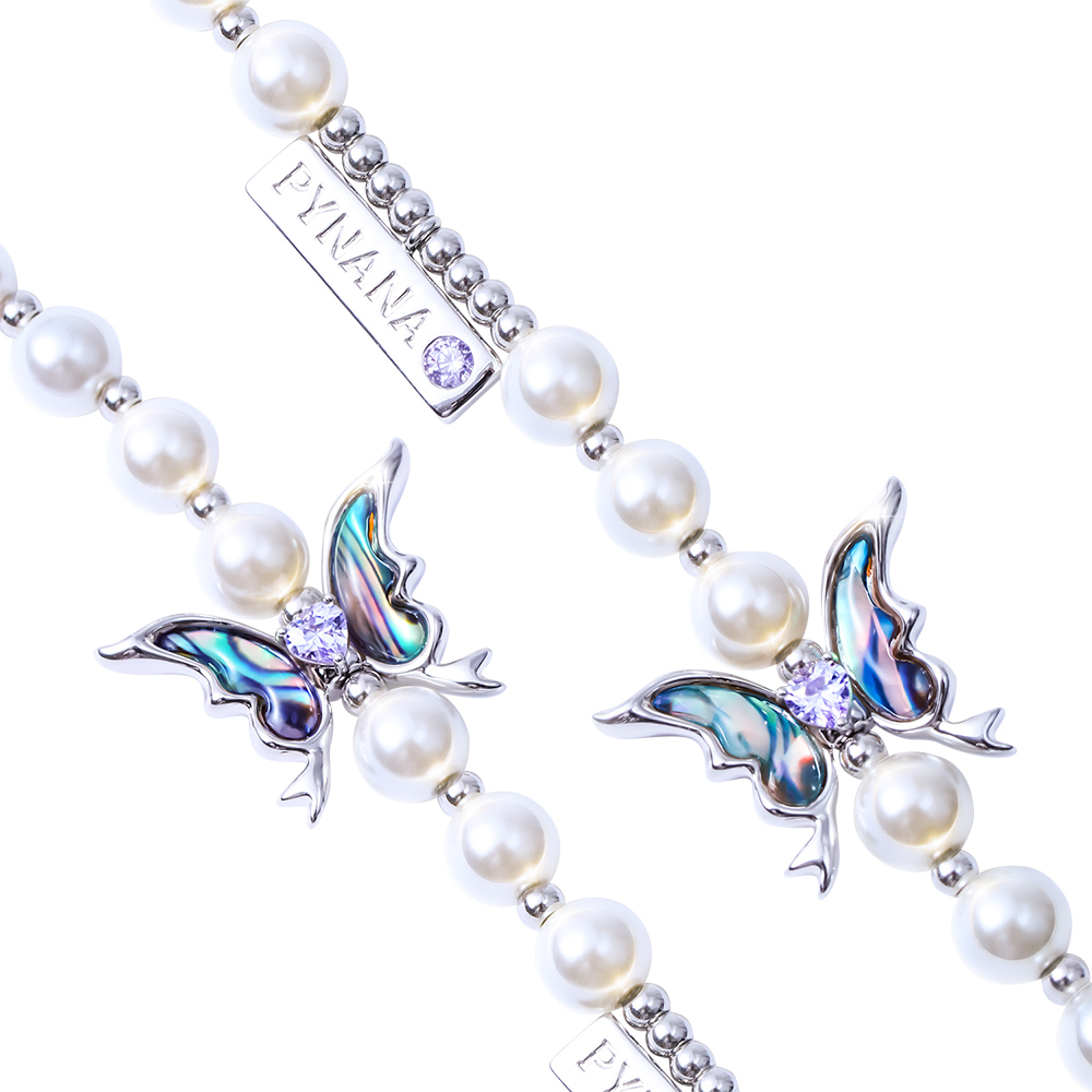 Pynana Gauzy Dream Serisi Çok Fonksiyonlu İnci Taşlı Telefon Boyun Askı İpi - 1