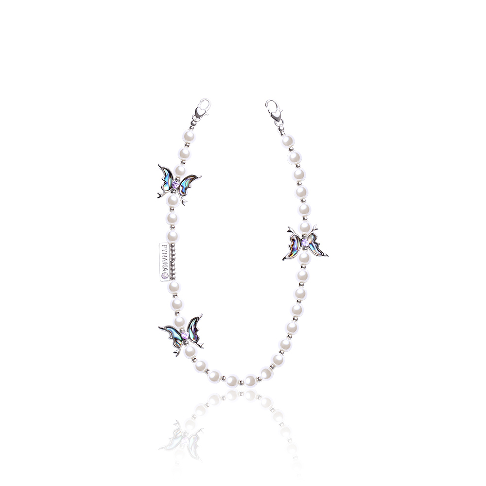 Pynana Gauzy Dream Serisi Çok Fonksiyonlu İnci Taşlı Telefon Boyun Askı İpi - 2