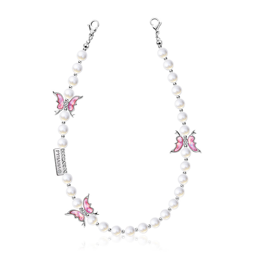 Pynana Gauzy Dream Serisi Çok Fonksiyonlu İnci Taşlı Telefon Boyun Askı İpi - 6