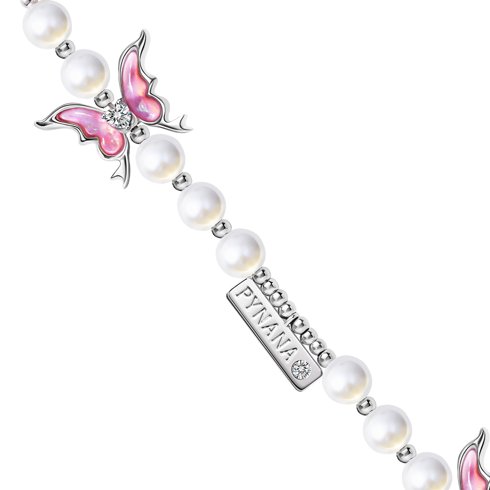 Pynana Gauzy Dream Serisi Çok Fonksiyonlu İnci Taşlı Telefon Boyun Askı İpi - 7