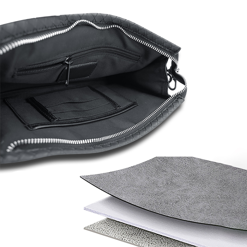 Lenyes LB531 Brett Dokuma PU Mat Deri Bilek Tasarımlı Çizilmeye Karşı Dayanıklı Aksesuar Çantası - 2