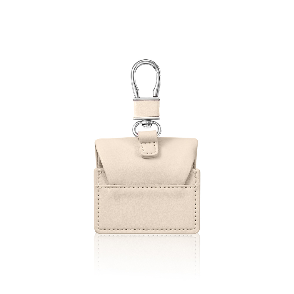 Apple Airpods Pro 2 Uyumlu Kılıf PU Deri Çanta Tasarımlı Taşlı Pynana Sugar Cube Serisi Kapak - 7