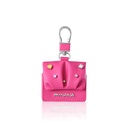 Apple Airpods Pro 2 Uyumlu Kılıf PU Deri Çanta Tasarımlı Taşlı Pynana Sugar Cube Serisi Kapak - 11