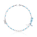 Pynana BlueFlower Serisi İnci Taşlı Telefon Bilek Askı İpi - 3