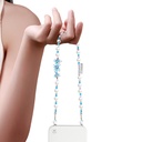 Pynana BlueFlower Serisi İnci Taşlı Telefon Bilek Askı İpi - 5