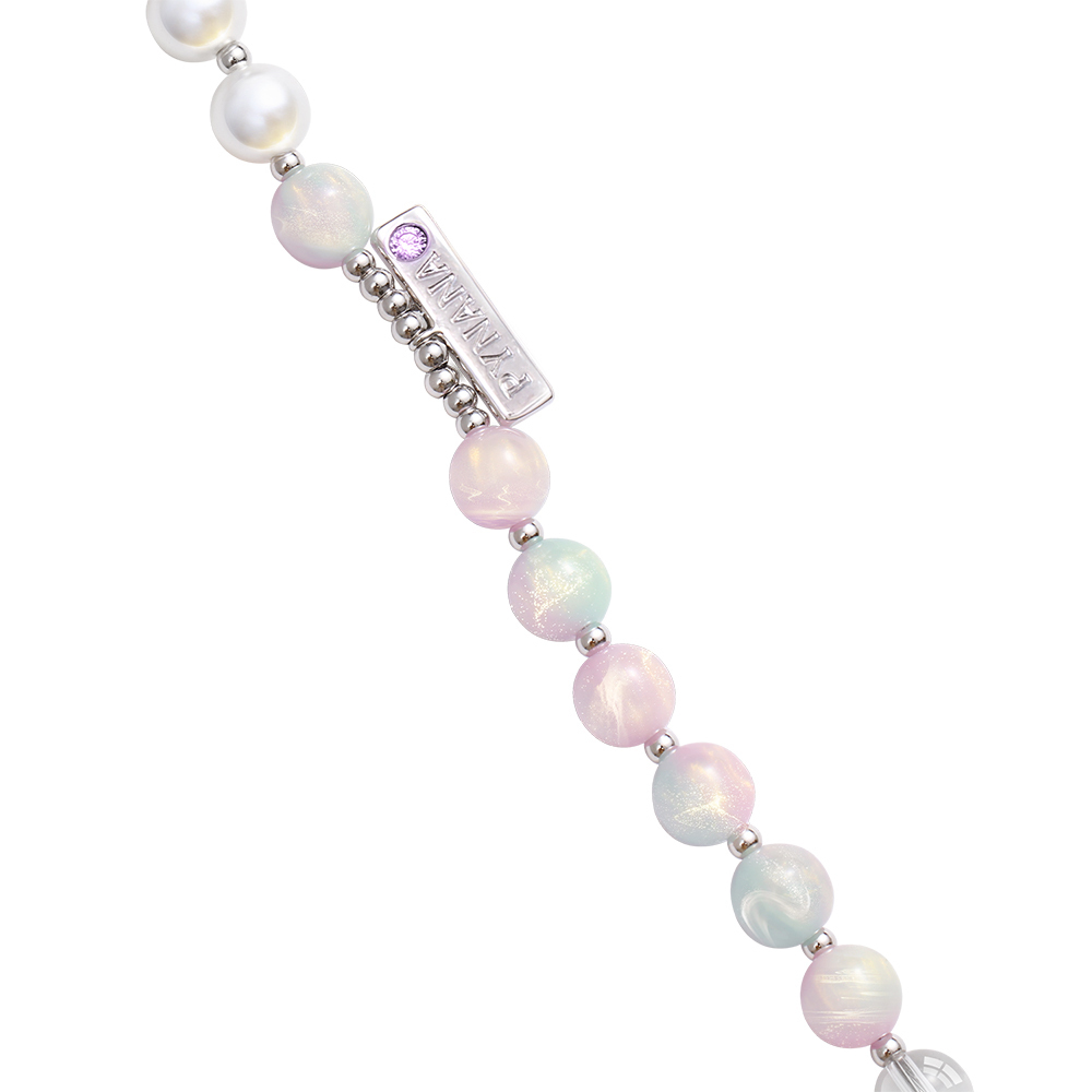 Pynana Charm Serisi 2 in 1 İnci Taşlı Telefon Boyun Askı İpi - 1