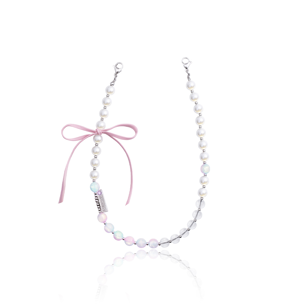 Pynana Charm Serisi 2 in 1 İnci Taşlı Telefon Boyun Askı İpi - 2