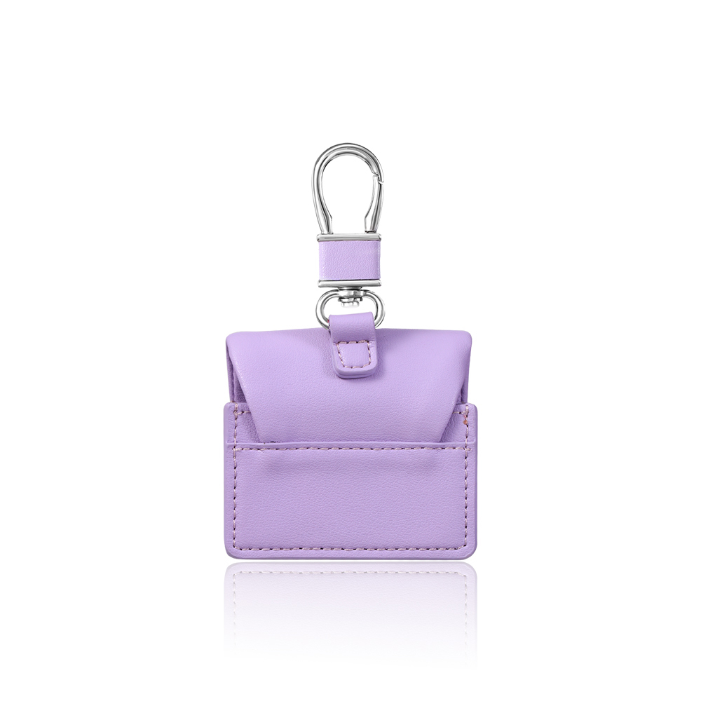 Apple Airpods 4 Uyumlu Kılıf PU Deri Çanta Tasarımlı Taşlı Pynana Sugar Cube Serisi Kapak - 7