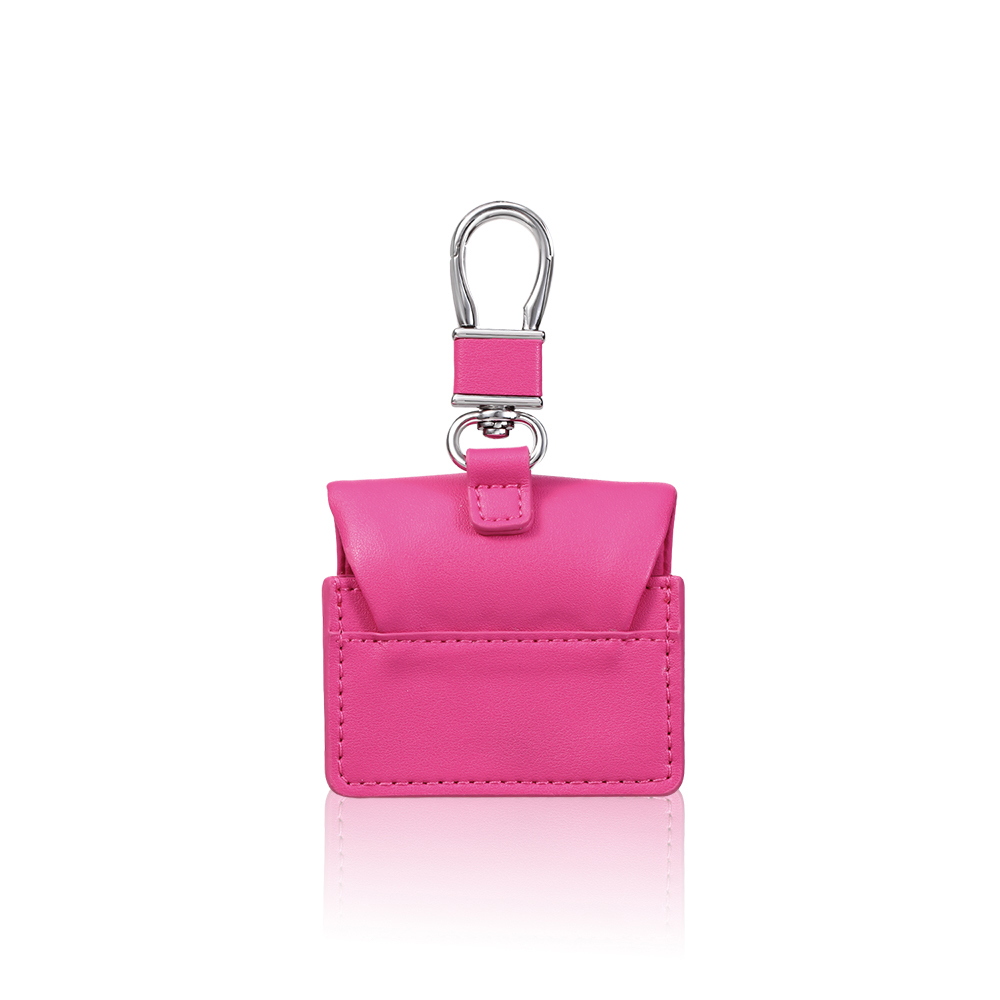 Apple Airpods 4 Uyumlu Kılıf PU Deri Çanta Tasarımlı Taşlı Pynana Sugar Cube Serisi Kapak - 12