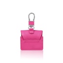 Apple Airpods 4 Uyumlu Kılıf PU Deri Çanta Tasarımlı Taşlı Pynana Sugar Cube Serisi Kapak - 12