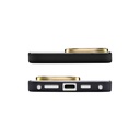 Apple iPhone 16 Pro Uyumlu Kılıf Parlak Arka Yüzeyli Kabartma Tasarımlı Kapitone Pynana Metal Diamond Serisi Kapak - 8