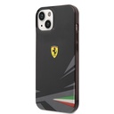 Apple iPhone 14 Uyumlu Kılıf Ferrari Orjinal Lisanslı Baskı Logolu İtalyan Bayrak Baskılı Dizayn Kapak - 1