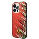 Apple iPhone 14 Pro Max Uyumlu Kılıf Ferrari Orjinal Lisanslı Baskı Logolu Çimen Desenli Kapak - 15
