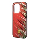 Apple iPhone 14 Pro Max Uyumlu Kılıf Ferrari Orjinal Lisanslı Baskı Logolu Çimen Desenli Kapak - 19