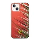 Apple iPhone 14 Uyumlu Kılıf Ferrari Orjinal Lisanslı Baskı Logolu Çimen Desenli Kapak - 2