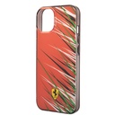 Apple iPhone 14 Uyumlu Kılıf Ferrari Orjinal Lisanslı Baskı Logolu Çimen Desenli Kapak - 5