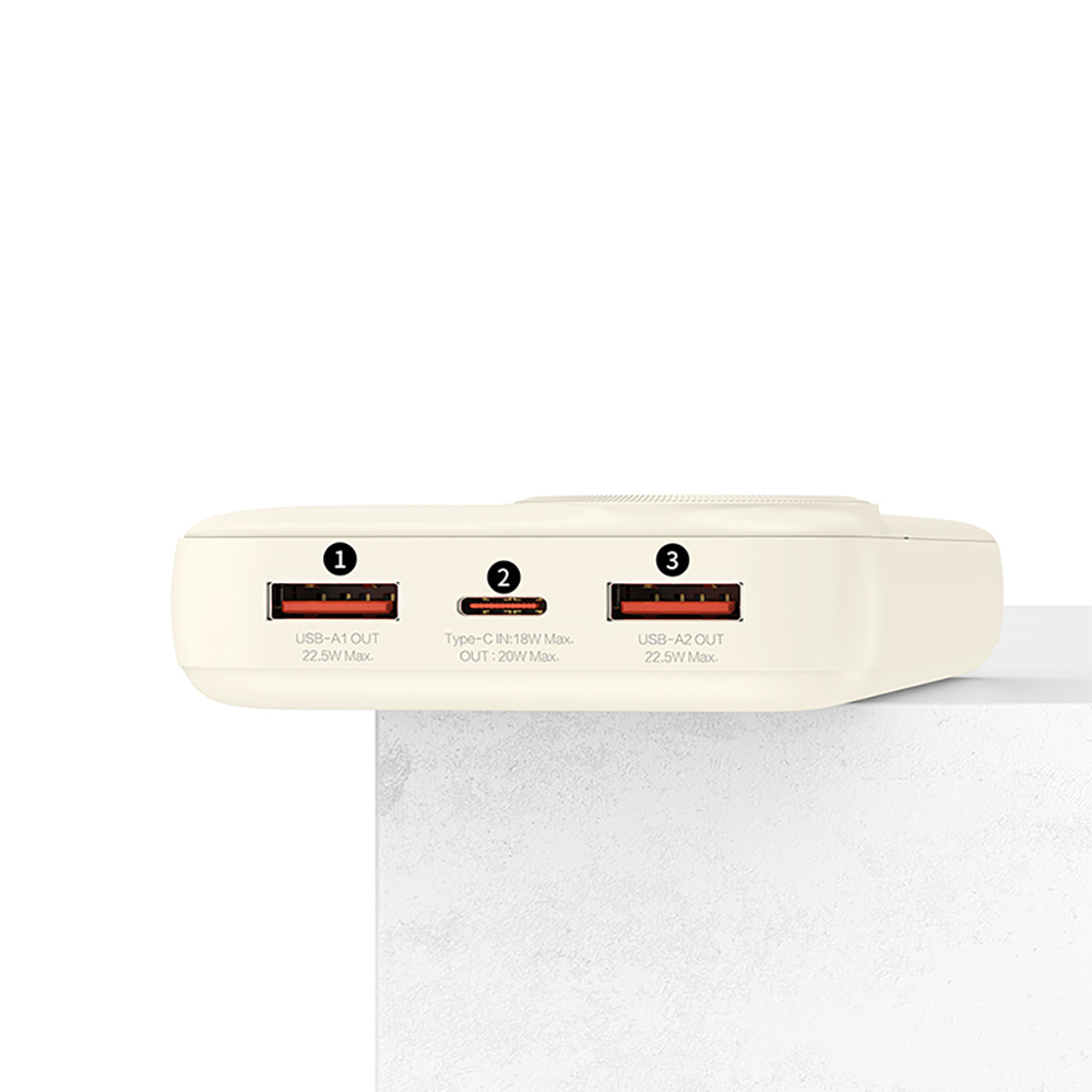 Recci RPB-P48 PD 20W Dijital LED Göstergeli Hızlı Şarj Özellikli Taşınabilir Powerbank 22.5W 10000mAh - 6