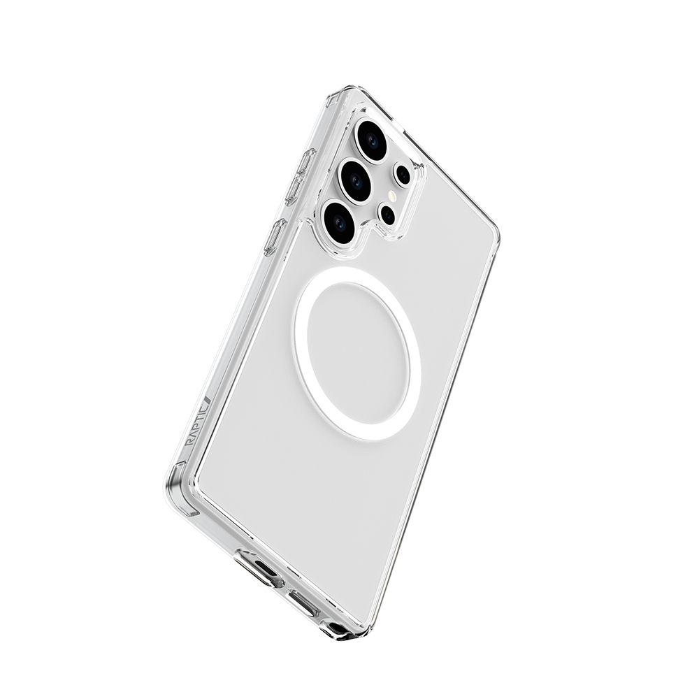 Samsung Galaxy S25 Ultra Uyumlu Kılıf Magsafe Şarj Özellikli Raptic Crystal Magsafe Serisi Şeffaf Kapak - 3