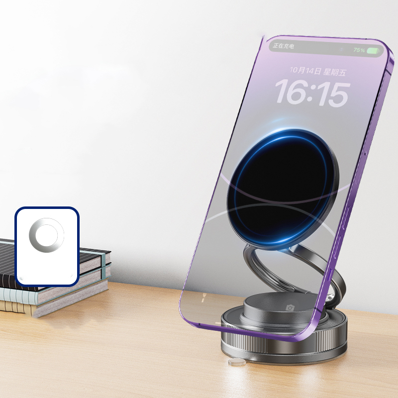 Zore T28 Vakum Özellikli 360 Derece Dönebilen Magnetik Telefon Tutucu - 10