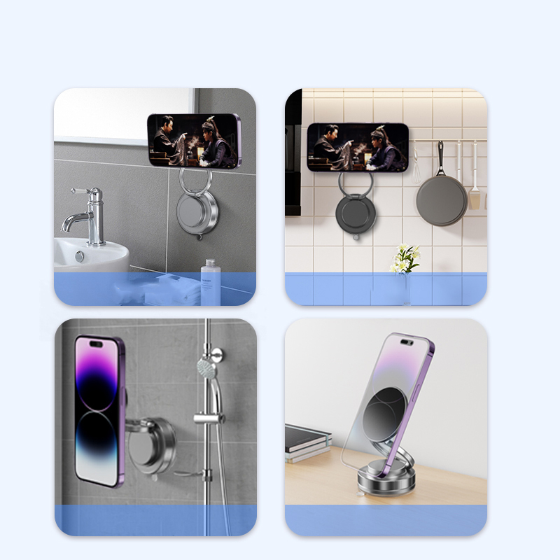 Zore T28 Vakum Özellikli 360 Derece Dönebilen Magnetik Telefon Tutucu - 11