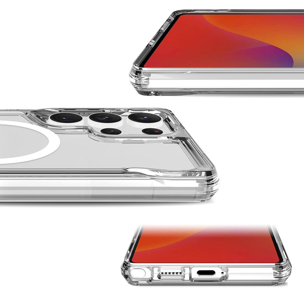 Samsung Galaxy S25 Ultra Uyumlu Kılıf Zore Magsafe Şarj Özellikli T-Max Magsafe Kapak - 6