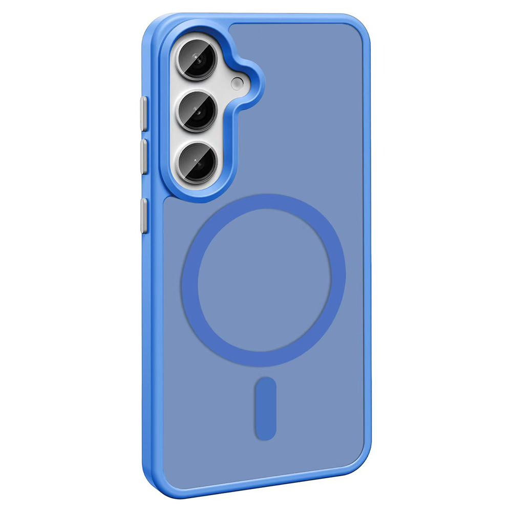 Samsung Galaxy S25 Uyumlu Kılıf Magsafe Şarj Özellikli Mat Arka Yüzey Zore Sio Kapak - 9