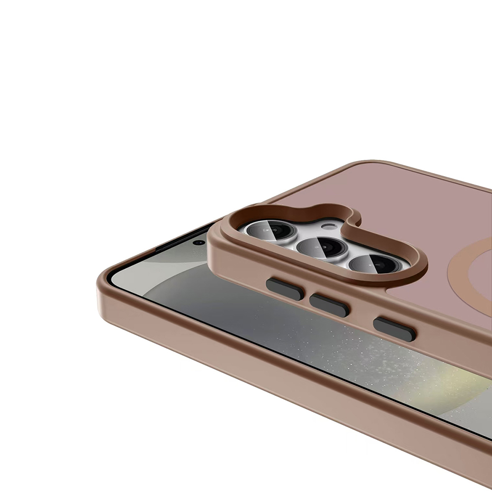 Samsung Galaxy S25 Plus Uyumlu Kılıf M-safe Şarj Özellikli Mat Arka Yüzey Zore Sio Kapak - 7