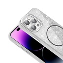Apple iPhone 14 Pro Max Uyumlu Kılıf Magsafe Şarj Özellikli Parlayan Simli Zore Okso Kapak - 9