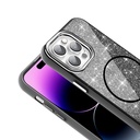 Apple iPhone 14 Pro Max Uyumlu Kılıf Magsafe Şarj Özellikli Parlayan Simli Zore Okso Kapak - 11