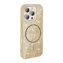 Apple iPhone 16 Pro Max Uyumlu Kılıf Magsafe Şarj Özellikli Parlayan Simli Zore Okso Kapak - 1