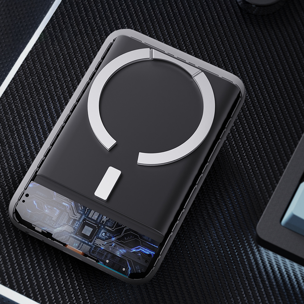 Lenyes PW139D PD 20W Ultra İnce Hızlı Şarj Özellikli Wireless Powerbank 15W 10000mAh - 12