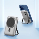 Lenyes PW134D 20W Ultra İnce Dijital LED Ekranlı Standlı Wireless Powerbank 15W 10000mAh - 1