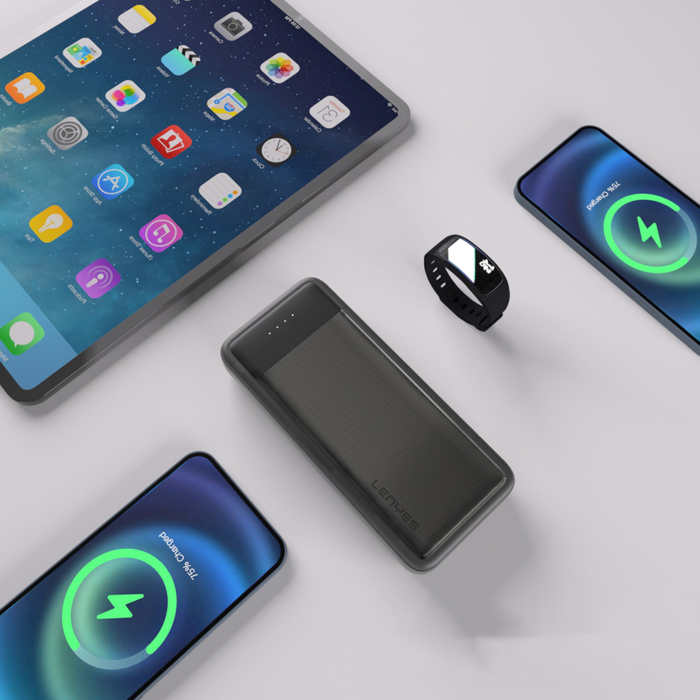 Lenyes PX235P Led Işık Göstergeli Taşınabilir Powerbank 10W 20000mAh - 1