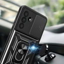 Samsung Galaxy A36 Uyumlu Kılıf Magnetik Standlı Kamera Korumalı Zore Sürgülü Vega Kapak - 2