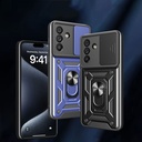 Samsung Galaxy A56 Uyumlu Kılıf Magnetik Standlı Kamera Korumalı Zore Sürgülü Vega Kapak - 1