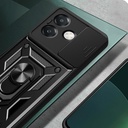 Oppo A3 Kılıf Magnetik Standlı Kamera Korumalı Zore Sürgülü Vega Kapak - 4