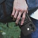 Oppo A3 Kılıf Magnetik Standlı Kamera Korumalı Zore Sürgülü Vega Kapak - 8