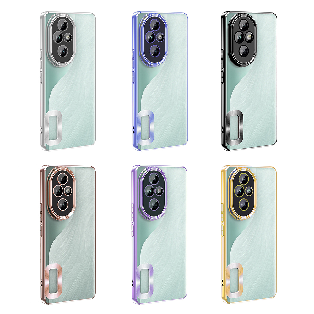 Honor 200 Pro Uyumlu Kılıf Kamera Korumalı Logo Gösteren Zore Omega Kapak - 13