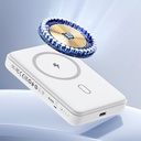 Wiwu Wi-P043 LED Işık Göstergeli Standlı Taşınabilir Magsafe Wireless Powerbank 10.000mAh 15W - 9