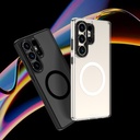 Samsung Galaxy S25 Ultra Uyumlu Kılıf Magsafe Şarj Özellikli Cam Arka Yüzey TPU Youngkit Gemstone Serisi Kapak - 9