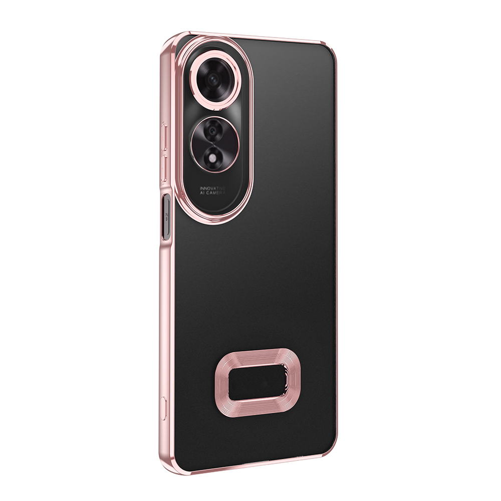 Oppo A60 Uyumlu Kılıf Kamera Korumalı Logo Gösteren Zore Omega Kapak - 1