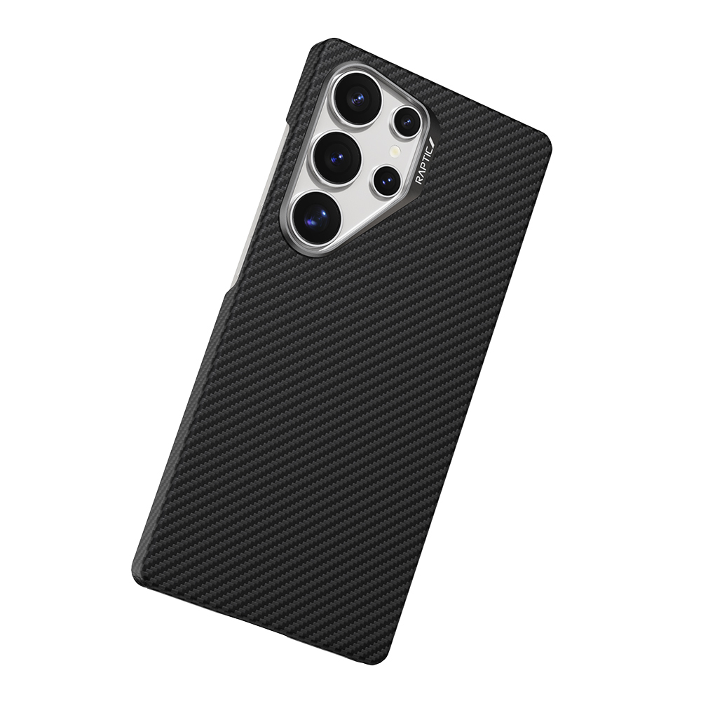 Samsung Galaxy S25 Ultra Uyumlu Kılıf Magsafe Şarj Özellikli 600D Metal Kamera Çerçeveli Raptic Aramid Fiber Serisi Kapak - 5