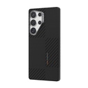 Samsung Galaxy S25 Ultra Uyumlu Kılıf Magsafe Şarj Özellikli 600D Metal Kamera Çerçeveli Raptic Aramid Fiber Croxx Mondrian Serisi Kapak - 2