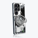 Samsung Galaxy S25 Ultra Uyumlu Kılıf Magsafe Şarj Özellikli Youngkit 360° Standlı Starship Serisi Kapak - 2