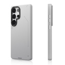 Samsung Galaxy S25 Ultra Uyumlu Kılıf Magsafe Şarj Özellikli Basit Mat Deri Desenli Youngkit Tech Fashion Serisi Kapak - 3