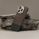 Apple iPhone 15 Pro Max Uyumlu Kılıf Magsafe Şarj Özellikli Karbon Fiber Tasarımlı Benks Prestige ArmorAir Kevlar Kapak - 4